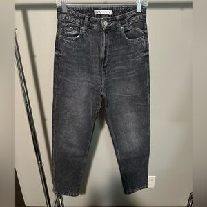 Zara Charcoal Relaxed Jeans